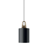 Jim Cylinder Pendant By Lodes, Finish: Honey, Color: Matte Black