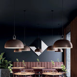 Jim Dome Suspension By Lodes, Finish: Grey, Color: Coppery Bronze