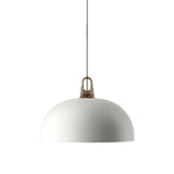 Jim Dome Suspension By Lodes, Finish: Honey, Color: Matte White