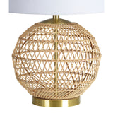 Jinani Table Lamp Renwil - Plated Satin Brass Finish