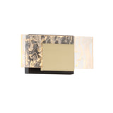 Kasha Vanity Light By Eurofase - One Light Black Side View