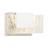 Kasha Vanity Light By Eurofase - One Light White Side View