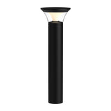 Kingsbury Outdoor Bollard by Kuzco - Large, Black in white background