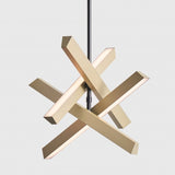 Konnect Pendant By Seed, Finish: Champagne Gold