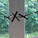 Konnect Pendant By Seed, Finish: Matte black, Size: Medium