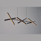 Konnect Pendant By Seed, Finish: Matte black, Size: Medium