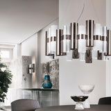 La Lollo Chandelier by Slamp, Color: Gold, White, Pewter, Gradient, Size: Medium, Large, X-Large, | Casa Di Luce Lighting