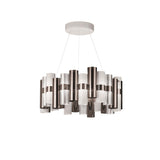 La Lollo Chandelier by Slamp, Color: Pewter, Size: Large, | Casa Di Luce Lighting