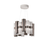 La Lollo Chandelier by Slamp, Color: Pewter, Size: Medium, | Casa Di Luce Lighting