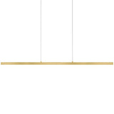Vega Linear Suspension By Masiero, Size: Large, Finish: Brushed Gold