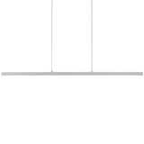 Vega Linear Suspension By Masiero, Size: Large, Finish: Brushed Nickel