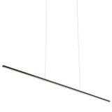 Vega Minor Linear Pendant By Kuzco, Size: Medium, Finish: Black