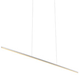 Vega Minor Linear Pendant By Kuzco, Size: Medium, Finish: Brushed Nickel