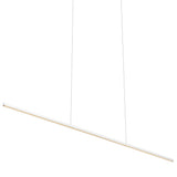 Vega Minor Linear Pendant By Kuzco, Size: Medium, Finish: White