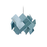 Escape Pendant Lamp by LZF Lamps, Size: Sea Blue Large, Wood Color: