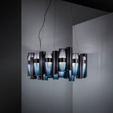 La Lollo Chandelier by Slamp, Color: Gold, White, Pewter, Gradient, Size: Medium, Large, X-Large, | Casa Di Luce Lighting