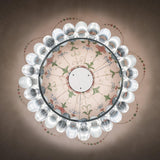 La Lollo Chandelier by Slamp, Color: Gold, White, Pewter, Gradient, Size: Medium, Large, X-Large, | Casa Di Luce Lighting