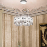 La Lollo Chandelier by Slamp, Color: Gold, White, Pewter, Gradient, Size: Medium, Large, X-Large, | Casa Di Luce Lighting