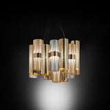 La Lollo Chandelier by Slamp, Color: Gold, White, Pewter, Gradient, Size: Medium, Large, X-Large, | Casa Di Luce Lighting