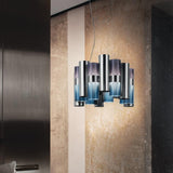 La Lollo Chandelier by Slamp, Color: Gold, White, Pewter, Gradient, Size: Medium, Large, X-Large, | Casa Di Luce Lighting