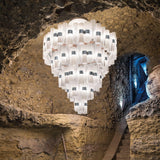 La Lollona Chandelier by Slamp, Color: Gold, White, Pewter, Gradient, Size: Large, X-Large, | Casa Di Luce Lighting