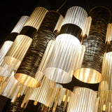 La Lollo Chandelier by Slamp, Color: Gold, White, Pewter, Gradient, Size: Medium, Large, X-Large, | Casa Di Luce Lighting