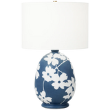 Lila Table Lamp By Hable-Matte Navy Blue