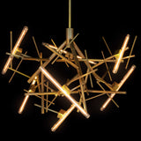 Linea Chandelier by Brand Van Egmond - Burnished Brass