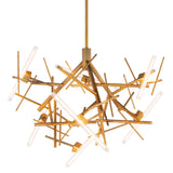 Linea Chandelier by Brand Van Egmond - Burnished Brass