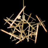 Linea Chandelier by Brand Van Egmond - Brass