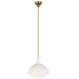 Lucerne Medium Pendant By Aerin-Matte White
