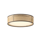 Lyla Flush Mount by Alora Mood - Small, Rattan
