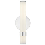 Madison Single Wall Light By Alora, Finish: Polished Nickel