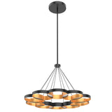 Maestro LED Chandelier By Kuzco, Size: Large, Finish: Gold