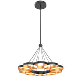 Maestro LED Chandelier By Kuzco, Size: Large, Finish: Gold