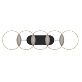 Maestro LED Linear Chandelier By Kuzco, Finish: Gold