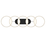 Maestro LED Linear Chandelier By Kuzco, Finish: Gold