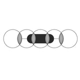 Maestro LED Linear Chandelier By Kuzco, Finish: Black