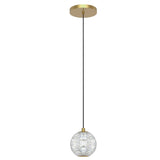 Marni Pendant By Alora, Finish: Natural Brass