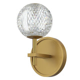Marni Wall Light By Alora, Finish: Natural Brass