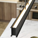 I-Beam Linear Suspension By Tech Lighting, Finish: Nightshade Black, Size: Medium