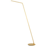Miter LED Floor Lamp By Kuzco, Finish: Gold