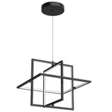 Mondrian LED Pendant By Kuzco, Size: Small, Finish: Black