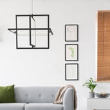 Mondrian LED Pendant By Kuzco, Size: Small, Finish: Black
