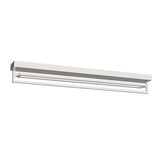 Mondrian LED Vanity Light By Kuzco, Finish: Nickel, Size: Large
