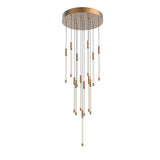 Motif LED Multi Pendant By Kuzco, Size: Medium, Finish: Gold