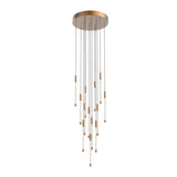 Motif LED Multi Pendant By Kuzco, Size: Large, Finish: Gold