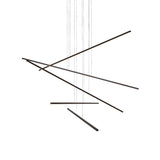 Black Vega Minor 5-Light Suspension by Kuzco