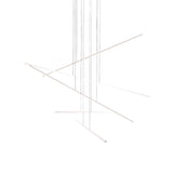 White Vega Minor 5-Light Suspension by Kuzco