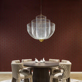 Large Brass Meshmatics Suspension by Moooi